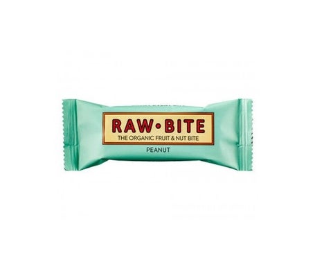 Rawbite Barrita Ecológica de Cacahuetes 50g | Natural Doctor