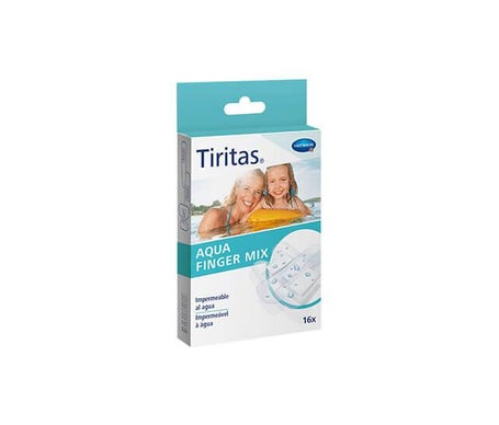 Tiritas Aqua Finger Mix 3 Tamaños 16uds