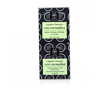 Apivita Express Beauty mascarilla hidratante pepino 2udsx8ml