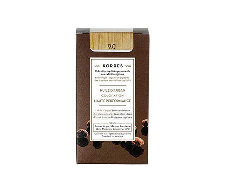 Korres Tinte Avanzado Aceite de Argán 9.0 Rubio Muy Claro
