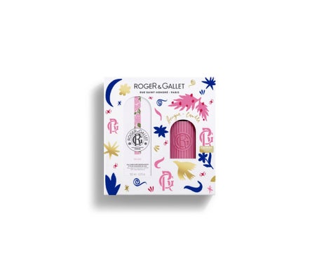 Roger & Gallet Cofre Rose Agua Perfumada 100ml + Vela 75g
