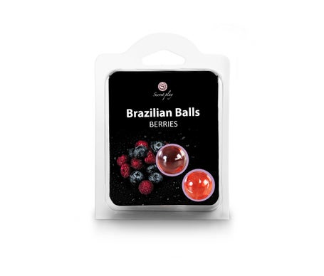 Secret Play Set 2 Brazilian Balls Aroma Frutas del Bosque 8gr