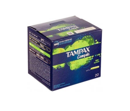 Tampones Tampax Compak Super Bt