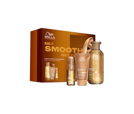Wella Ultimate Smooth Pack Champú + Mascarilla + Serum