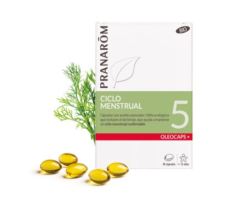 Pranarôm Oleocaps+ 5 Ciclo Menstrual BIO 30caps