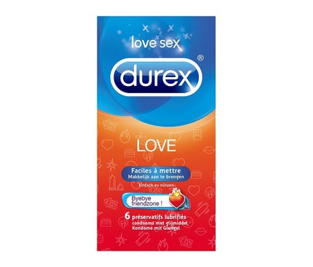 Durex Love (6 Uds.) - Preservativos
