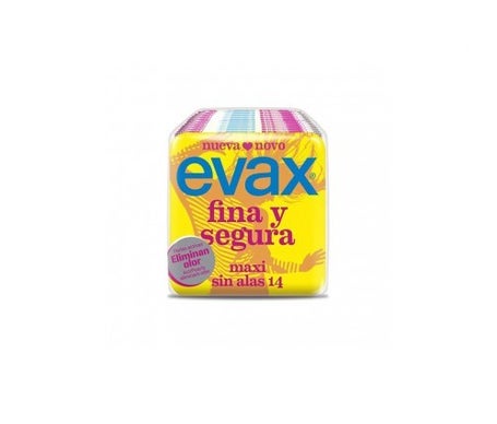 Evax Compresas Fina Y Segura Maxi 14 Und