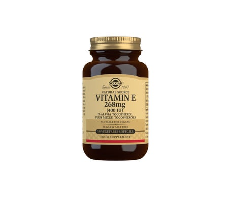 Solgar Vitamina E 400 UI 268 mg 50 perlas vegetales