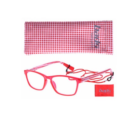 Bads Gafas Ref166Ro250 Cuadros Rojos +2.50 1ud