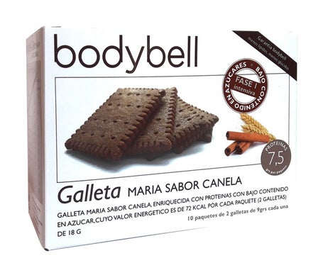 Bodybell Galleta María Sabor Canela 10x18g