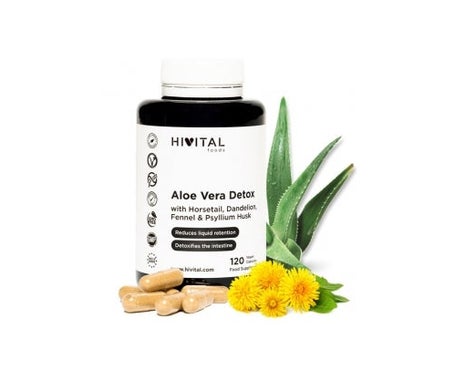 Hivital Foods Aloe Vera Detox 120 Cápsulas