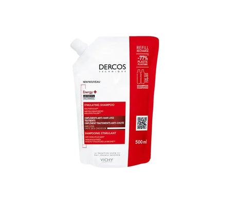 Vichy Dercos Technique Energy+ Champú Estimulante Eco-Recarga 500ml