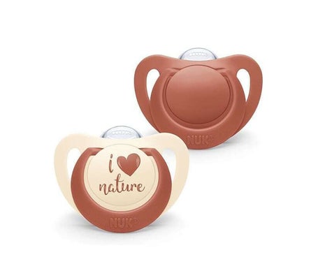 Nuk For Nature Chupete Silicona 18-36 Meses 2uds