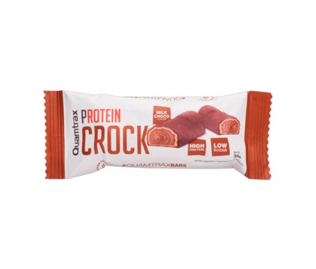 Quamtrax Crock Barrita Proteica Chocolate con Leche 30g