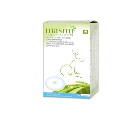 Masmi Organic nursing pads (30 pcs.) - Accesorios para la lactancia