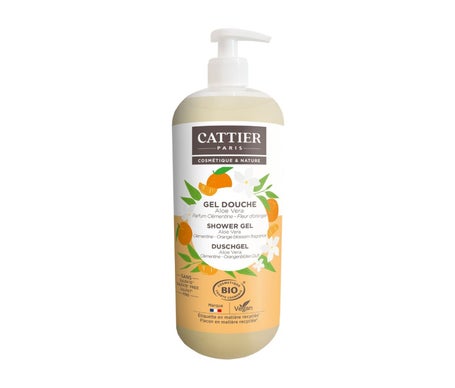 Cattier Gel de Ducha Sin Sulfato Naranja Clementina 1L