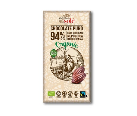 Chocolates Sole Chocolate Negro 94% 100g