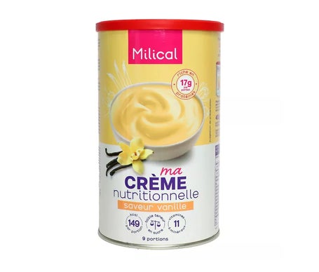 Milical Crema de Vainilla Hiperproteica 9 porciones
