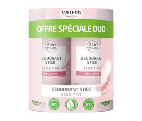 Weleda Desodorante Stick 24H Sensitive 2x50g