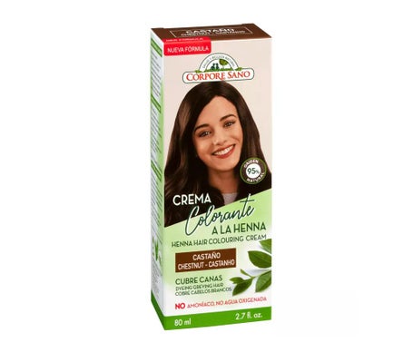 Corpore Sano Crema Colorante Cabello Castaño 80ml