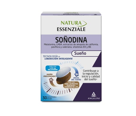 Angelini Natura Soñodina 30 Comprimidos Bicapa