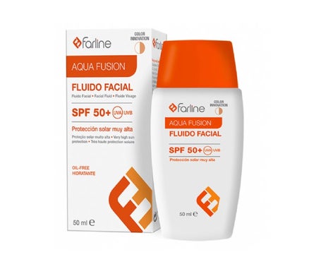 Farline Fluído Facial Aqua Fusion Color SPF50+ 50ml