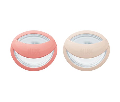 Nuk Chupetes Silicona Mommy Feel 0-9M Rosa 2uds