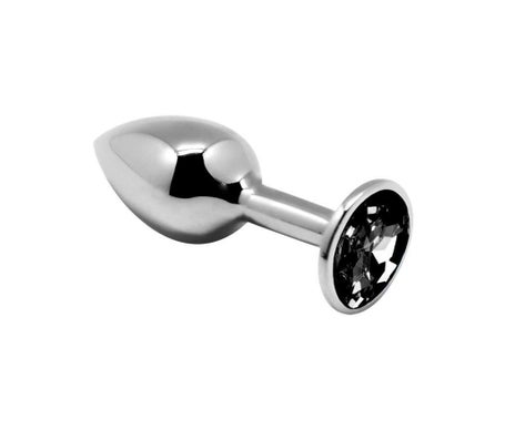 Alive Anal Pleasure Mini Plug Metal Negro Talla L 1ud