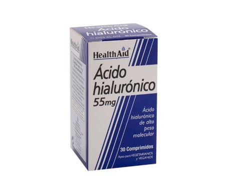 Health Aid Ácido Hialuronico 55mg 30 Comp.