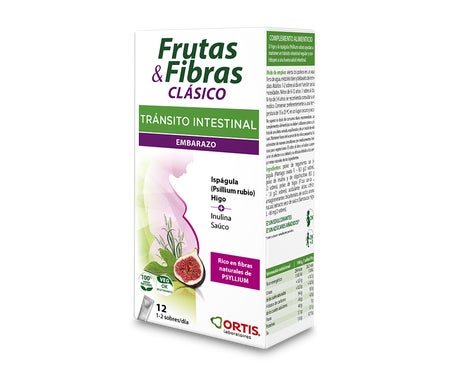 Ortis Frutas&Fibras Embarazo 12 sticks | Natural Doctor