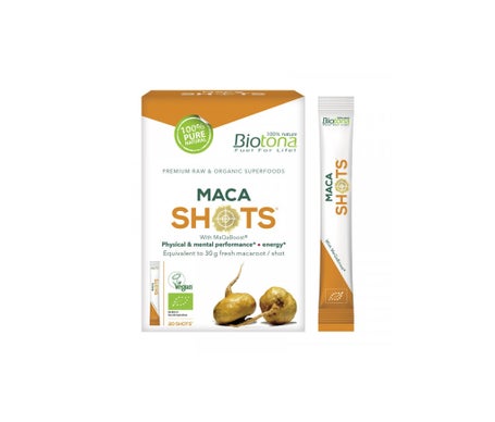 Biotona Maca Raw Shots Bio 20uds