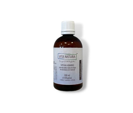 Vita Natura Stevia Líquida 95% Glucósidos Esteviol 100ml