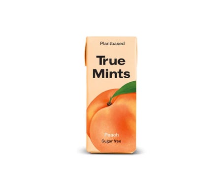 True Mints Caramelos Melocotón Sin Azúcar 13g