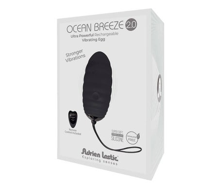 Adrien Lastic Ocean Breeze 2.0 Huevo Vibrador Negro 1ud