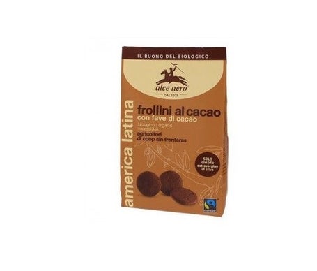 Alce Nero Galletas de Cacao con Granos de Cacao Bio 250g