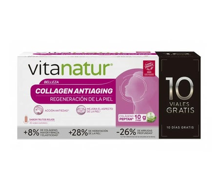 Vitanatur Collagen Antiaging Regeneración de la Piel 30 viales
