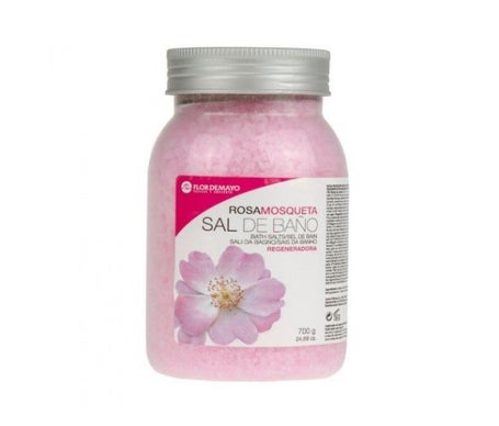 Flor de Mayo Sal de Baño Rosa Mosqueta 650g
