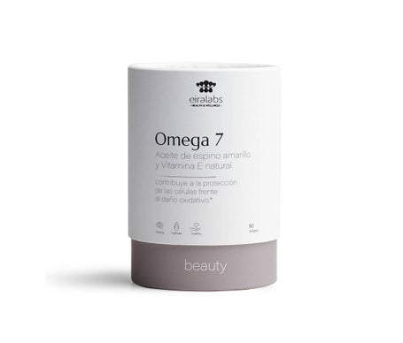 Eiralabs Omega 7 aceite de espino amarillo 500mg 60cáps