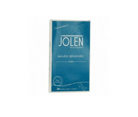 Jolen - Tiras Depilatorias Corporales 36 tiras