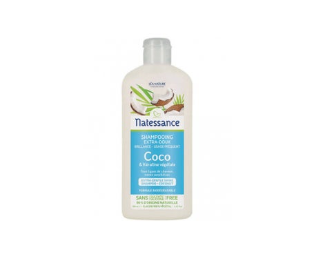 Natessance Champú de uso frecuente Coco Kratine 250Ml