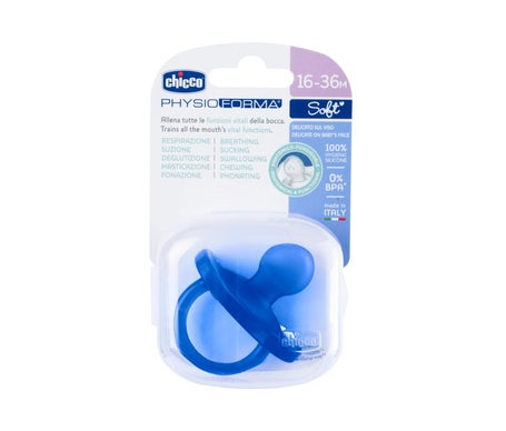 Chicco Physioforma Soft Chupete Azul 16-36M 1ud