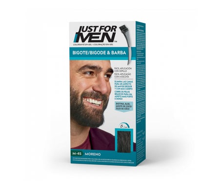 Just For Men gel colorante marrone per baffi e barba 30ml