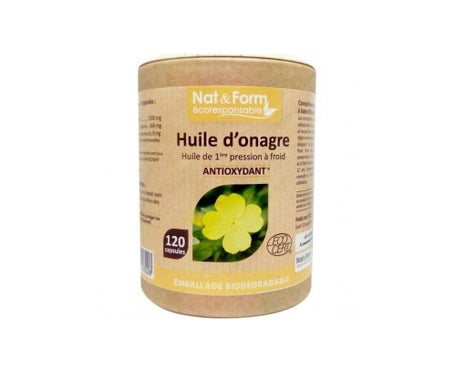 Nat&Form Eco Evening Primrose Bio Caps120 de Nat&Form | Natural Doctor