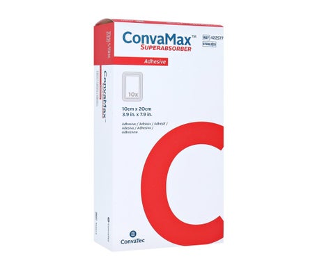 Convatec Convamax Apósito Adhesivo Superabsorbente 10X10cm 10uds