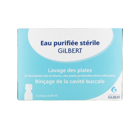 Gilbert Agua Purificada Estéril 32x50ml