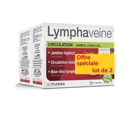 3C Pharma Lymphaveine 2x60 Comprimés