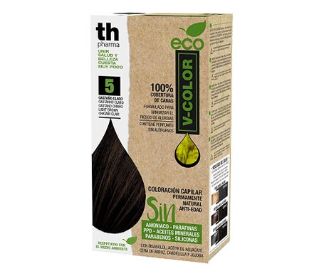 Th Pharma Eco V-Color Tinte Cabello Sin Amoníaco Nro 5 1ud