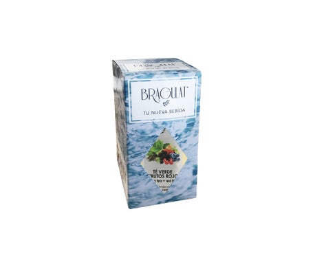 Bragulat Bebida Soluble Té Verde y Frutos Rojos 15x9g