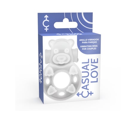 Casual Love 26 Anillo Vibrador Conejito Transparente 1 Unidad