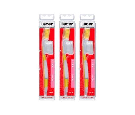 Lacer Cepillo Dental Suave 3uds